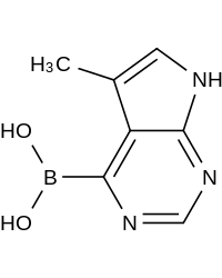 5-methyl-7H-pyrrolo[2,3-d]pyrimidin-4-ylboronic acid