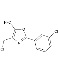 4-(chloromethyl)-2-(3-chlorophenyl)-5-methyloxazole